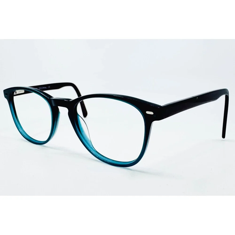 Link Occhiali Eyeglasses Unisex Black Teal 9101 C6 51-20-145